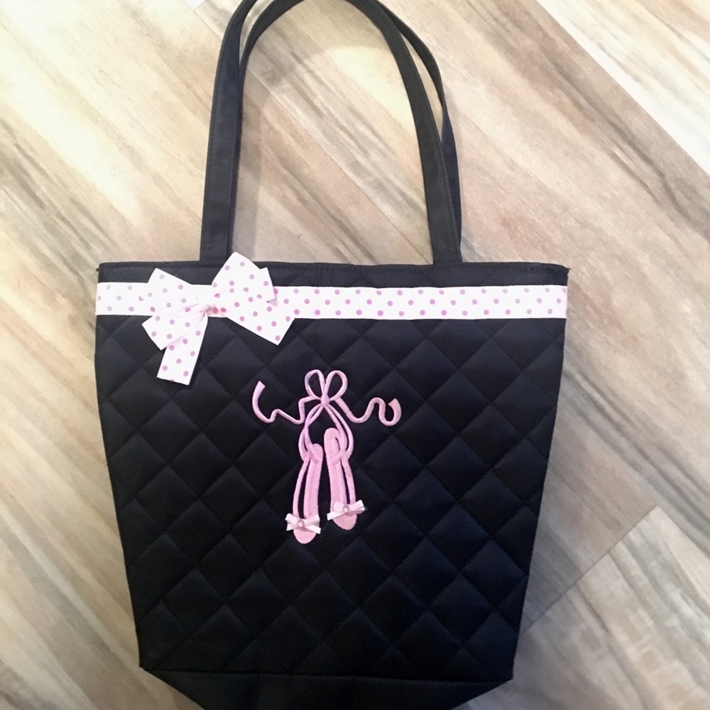 Sweet ballet tote bag